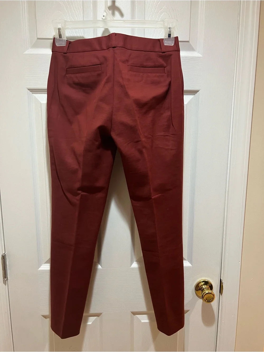 Kate Spade Burgundy Tailored Women's Slim Ankle Pants Size 2